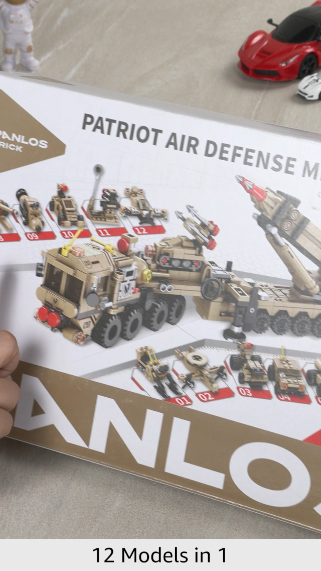 Chocozone 12 in 1 Patriot Air Defence Missile Building Blocks Toys